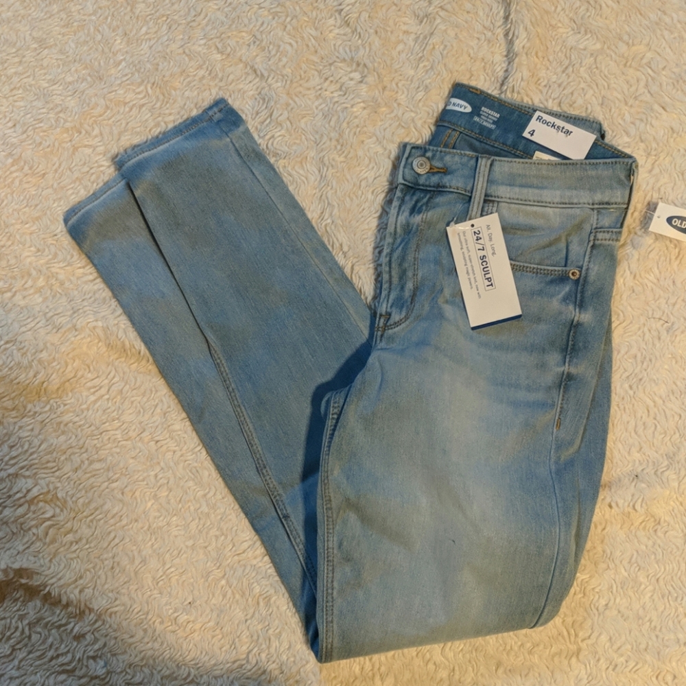 Old Navy Rockstar Super Skinny High Rise Jeans